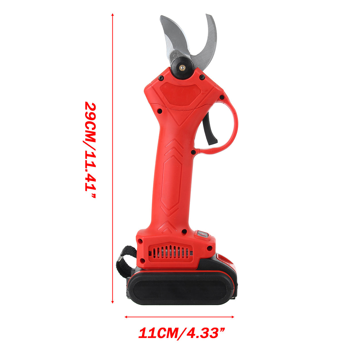 Electric Cordless Rechargeable Pruning Garden Shears Secateur Cutter With Two Batteries