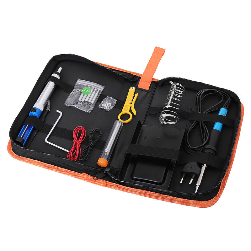 15Pcs 60W 110V/220V Adjustable Temperature Electric Solder Iron Welding Tool Tweezer