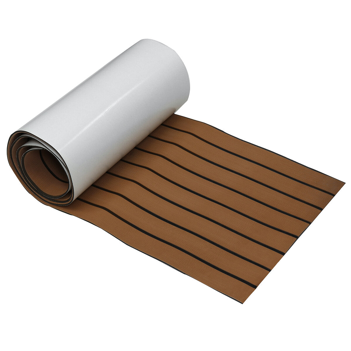 2400x450x6mm EVA Foam Faux Teak Marine Boat Teak Decking Yacht Sheet Flooring Pad