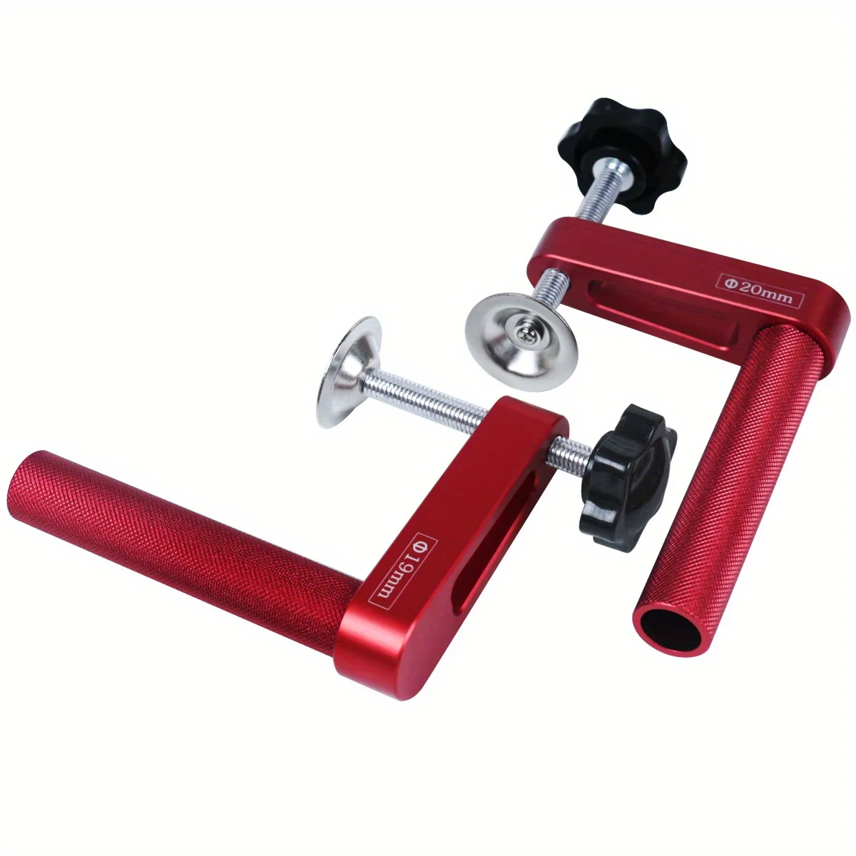 Aluminum Dog Hole Clamps for Woodworking - Precision, Durable, Easy Setup, Versatile for DIY Projects, 3/4" & 0.79" Sizes