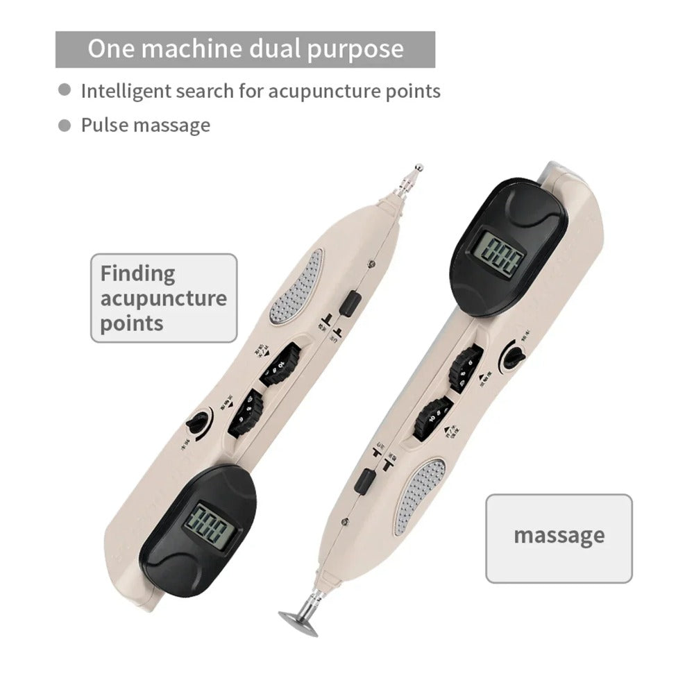 Digital Electronic Acupuncture Pen - Portable, Rechargeable, Adjustable Sensitivity, Audio Tips, Easy to Use, 1pc