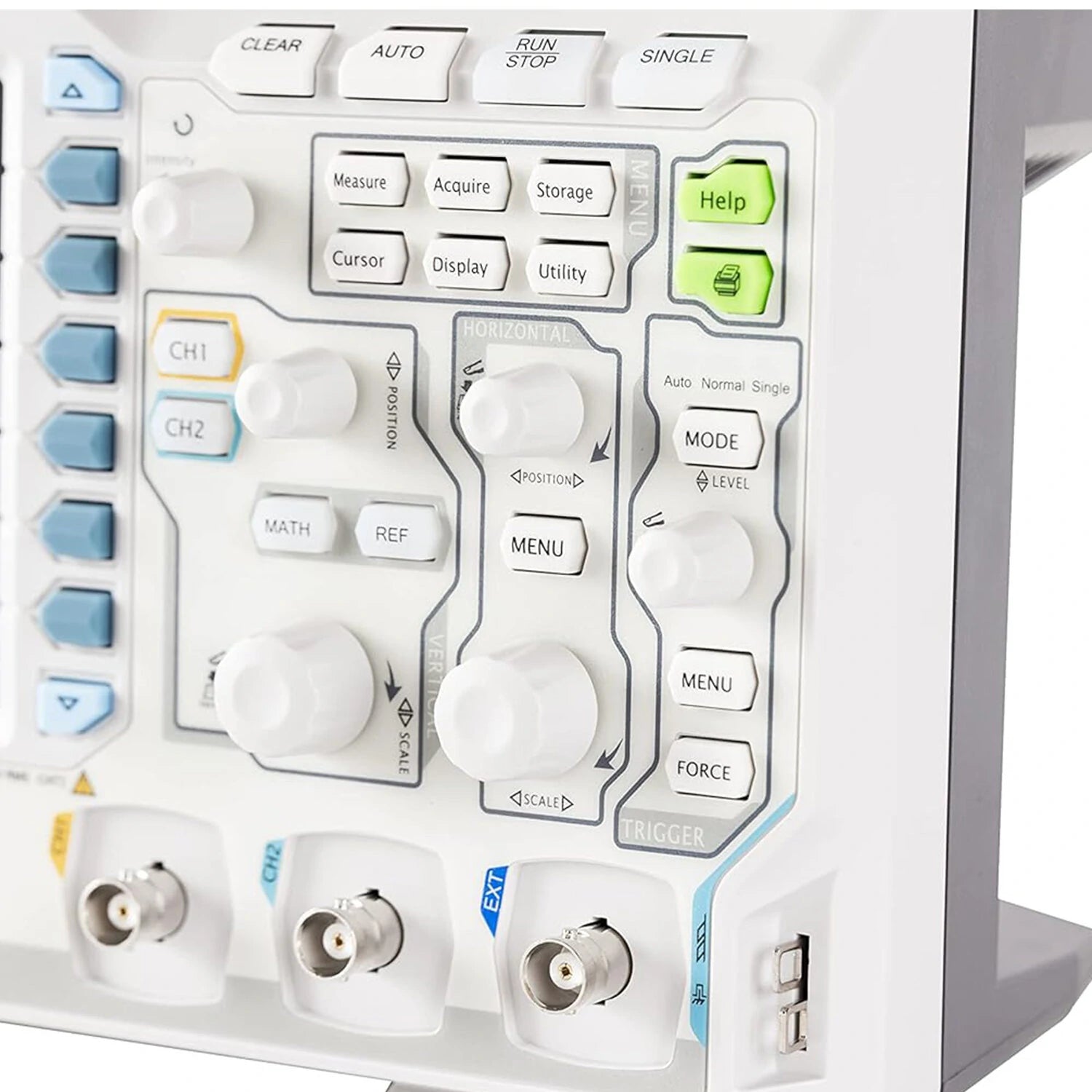 Digital Oscilloscope 2 Channels 1GSa/s Sampling Rate 200Mhz Bandwidth 7Inch 24Mpts Memory Depth Oscilloscope