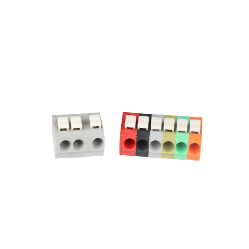 10PCS 7 Pin Plug-in Brass Wire Connector Terminals LED Flame Retardant Terminal Block Connector