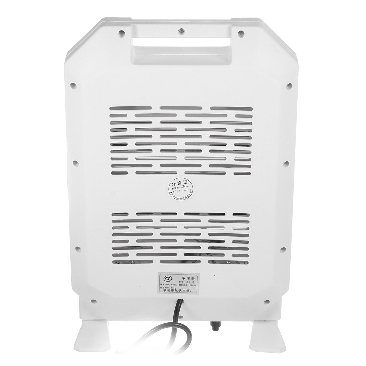 600W Portable Quartz Electric Heater - Silent 2-Gear Winter Warmer for Home & Office