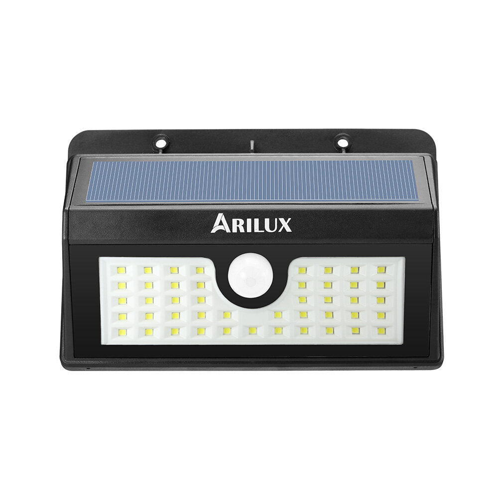 Wireless Solar Powered 45 LED Waterproof PIR Motion Sensor Outdoor Wall Light