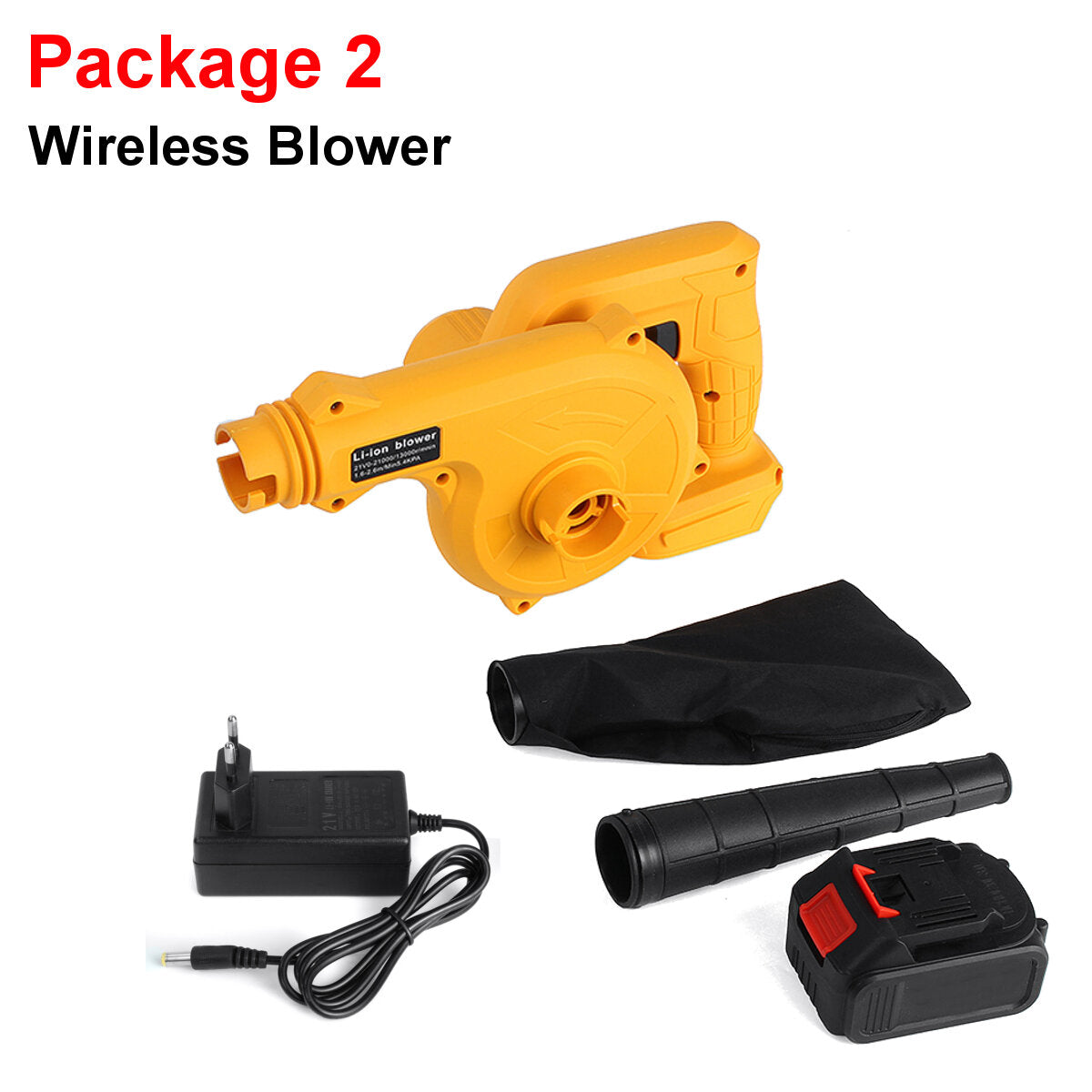 2 in 1 Wireless Electric Air Blower Sprayer 900W Vacuum Dust Cleaner Spray Painting Watering Tool
