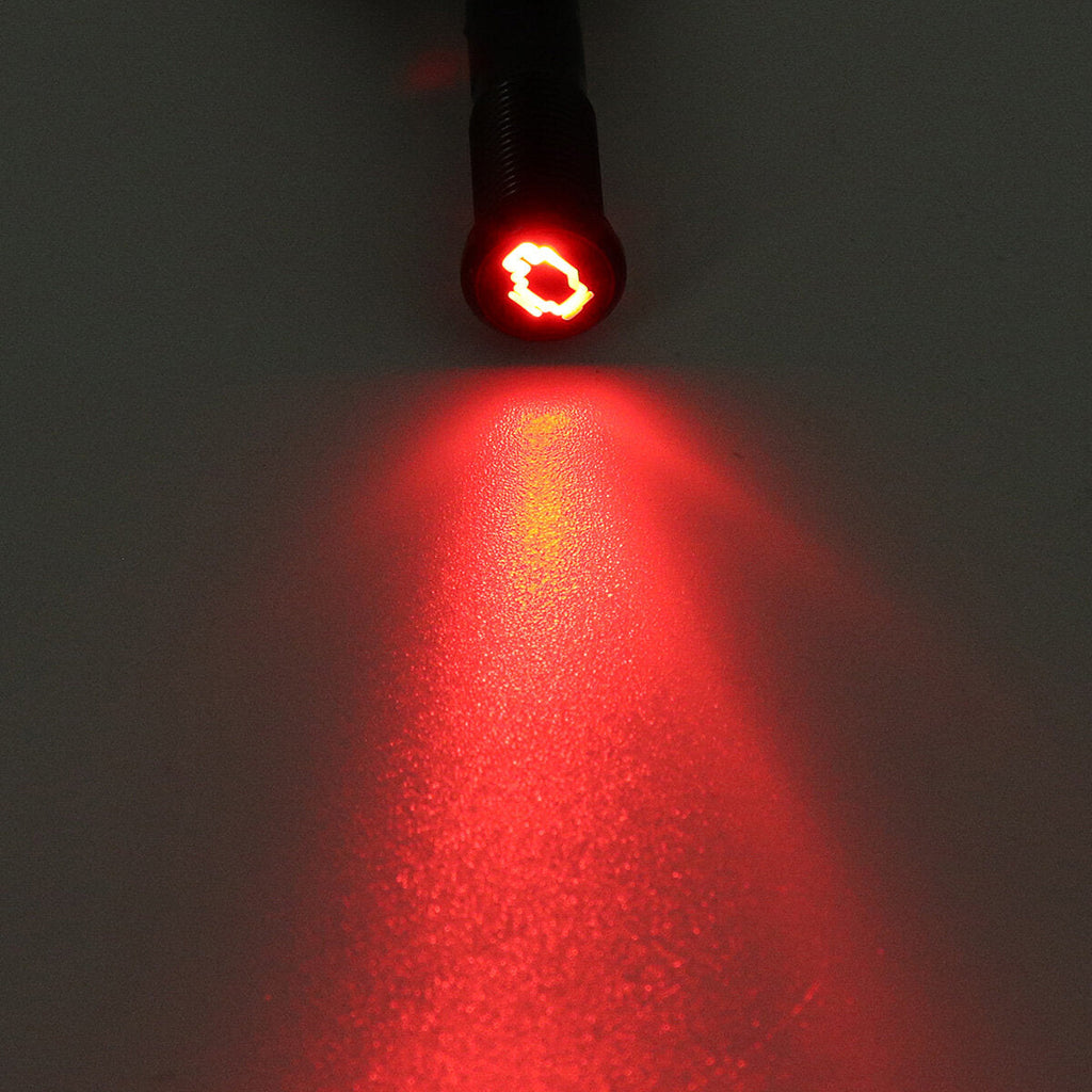 12/24/36V 16MM LED Dashboard Warning Signal Light Van Dash Panel Indicator Lamp