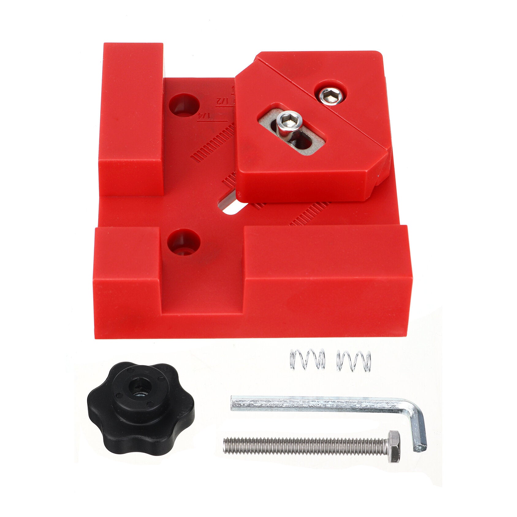 Multi-Functional Corner Clamp for 1/4" to 1" Boards - Adjustable, Easy One-Hand Operation for 90° & 45° Angles