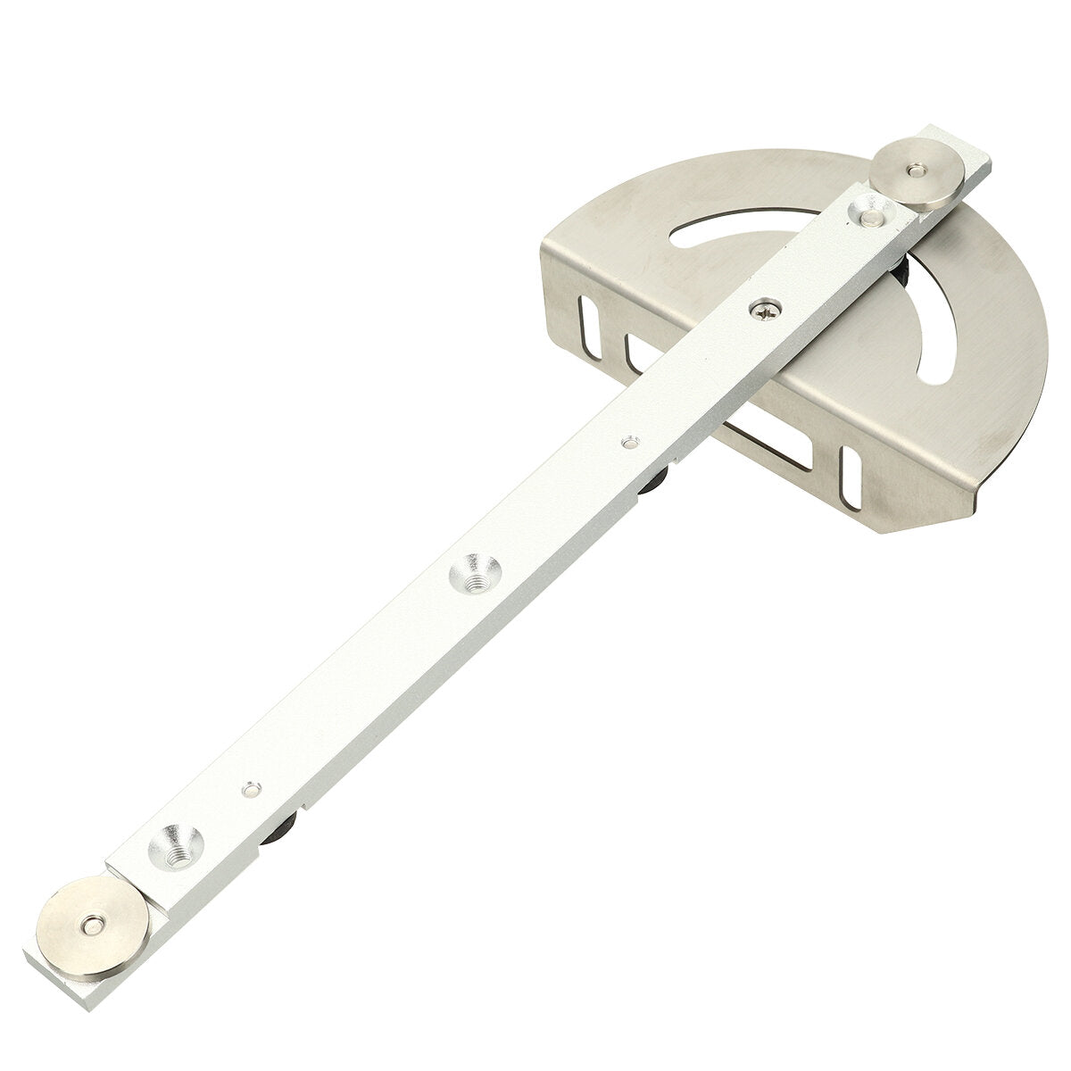Aluminum Alloy & Stainless Steel Miter Gauge, 300mm, High Efficiency for Straight & Oblique Cutting, Precise Scale Angle