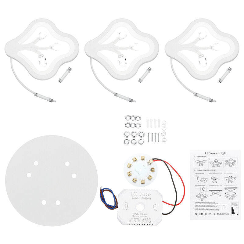 360LED 4000LM Post-Modern Ceiling Lamp Bedroom LED Chandeliers+Remote Control