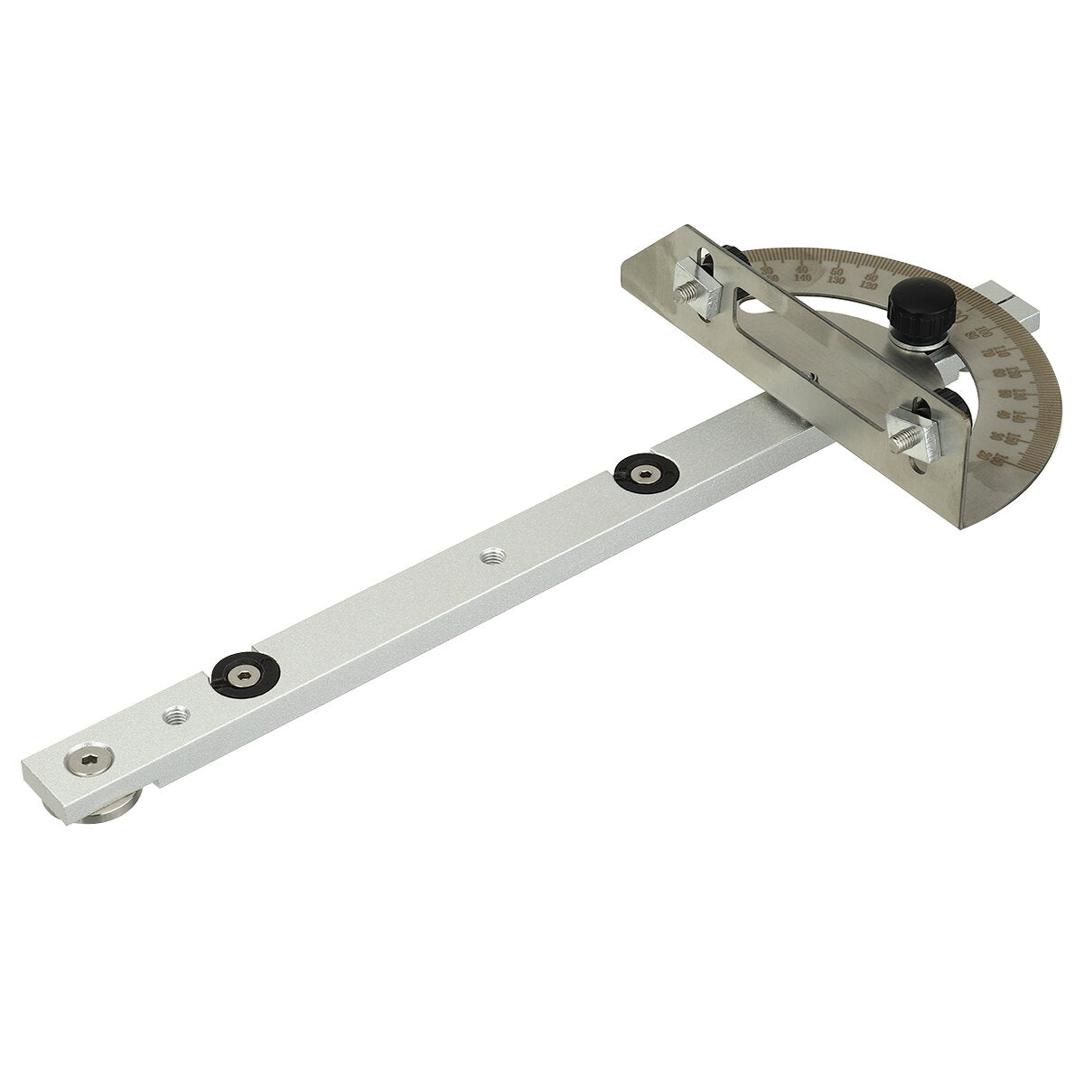 Aluminum Alloy & Stainless Steel Miter Gauge, 300mm, High Efficiency for Straight & Oblique Cutting, Precise Scale Angle