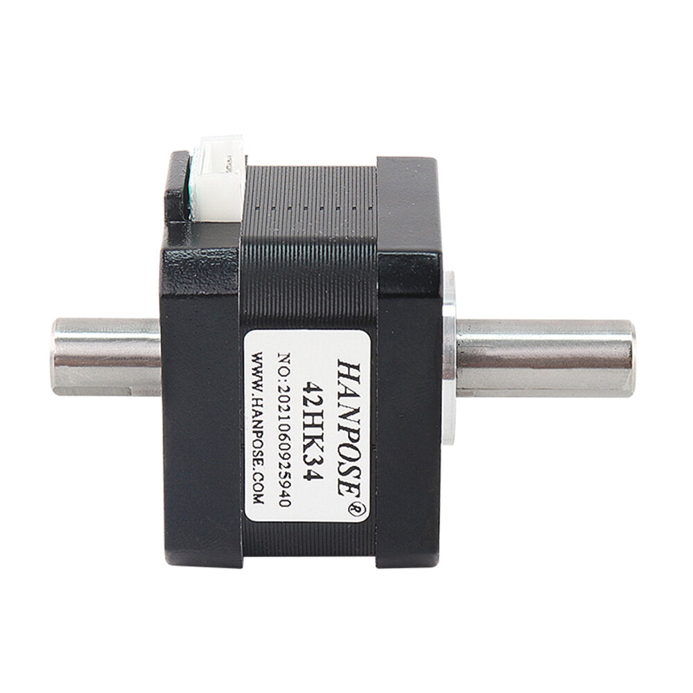 Double Shaft 42 Motor 4-lead 42HK34 42HK40 42HK48 42HK60 Hollow Biaxial Motor for CNC Router Engraving Milling Machine