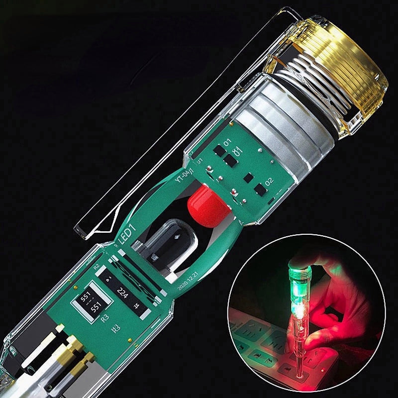 Non-contact Smart Voltage Tester Pen with Electrical Screwdriver Indicator