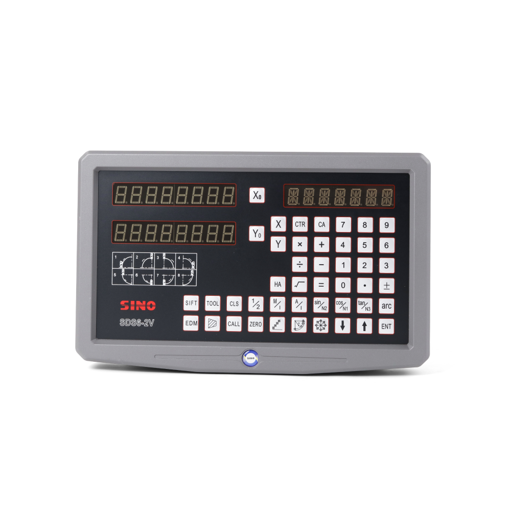 CNC Milling Digital Readout Display DRO 2/3Axis LCD Digital Display Universal Linear Optical Ruler Display for Milling Machine