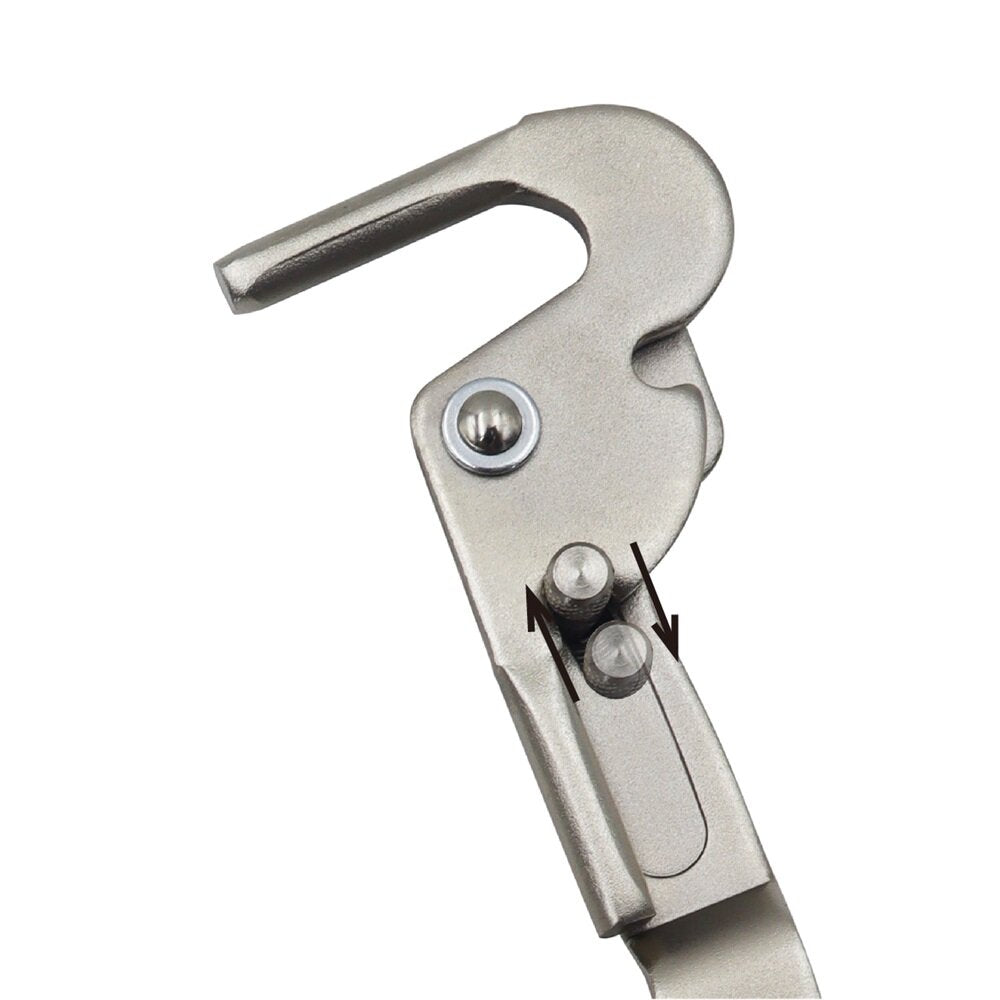 12" Versatile Woodworking Pliers - Adjustable C-Clamp, Durable Chrome Vanadium Steel, Comfortable Non-Slip Handle