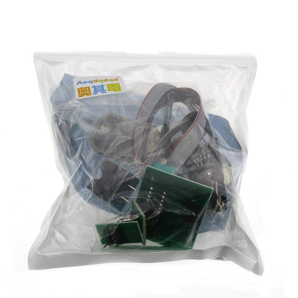24 25 Series EEPROM Flash BIOS USB Programmer Module + SOIC8 SOP8 Test Clip + 1.8V adapter + SOIC8 adapter DIY KIT