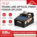 Optical Fiber Fusion Splicer 6 Motors Core Cladding Alignment 5 Inch Touchscreen 7800mAh Battery Bluetooth 4.2 Optical Power Meter VFL