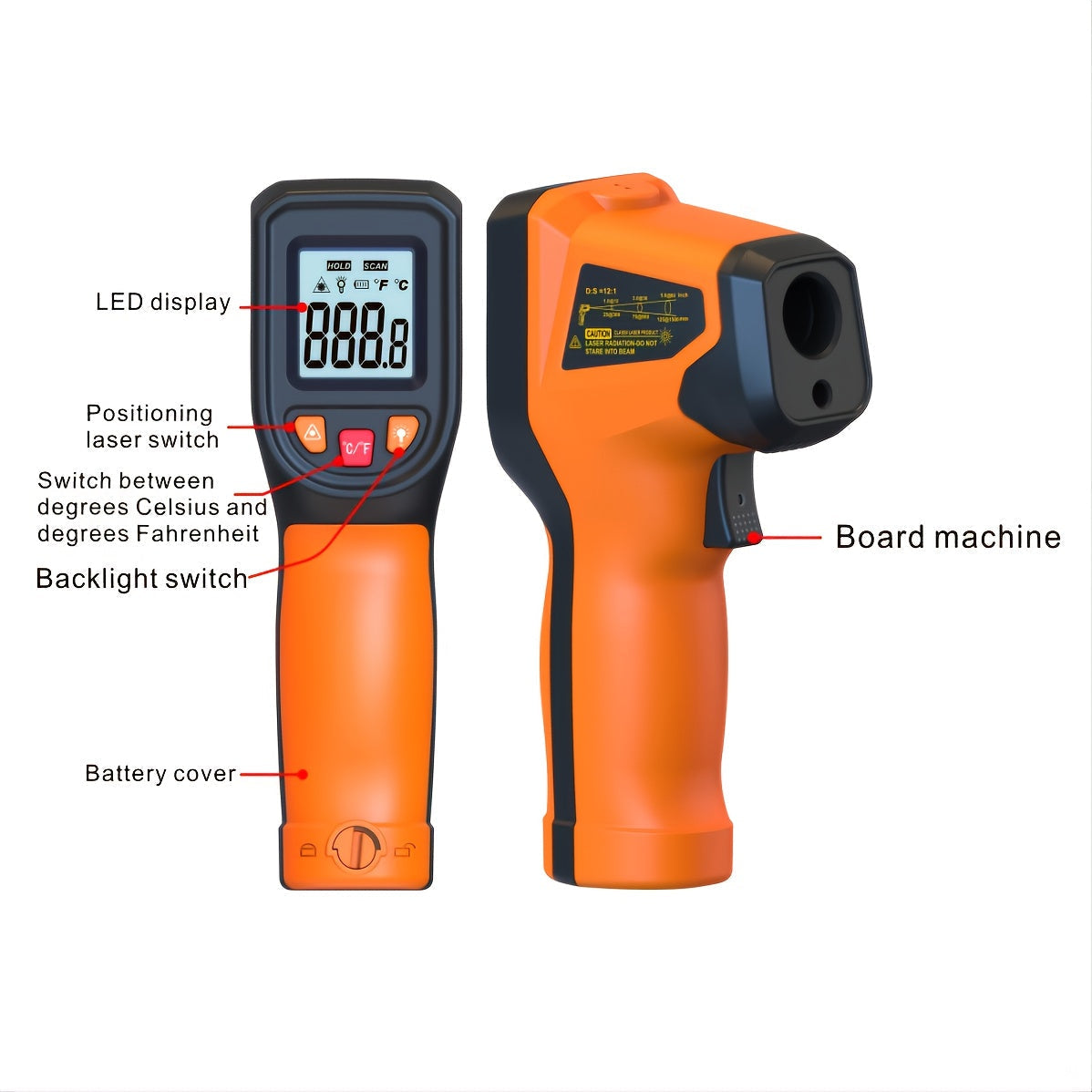 Industrial Multifunctional Hand -holding Infrared Temperature Test For Food
