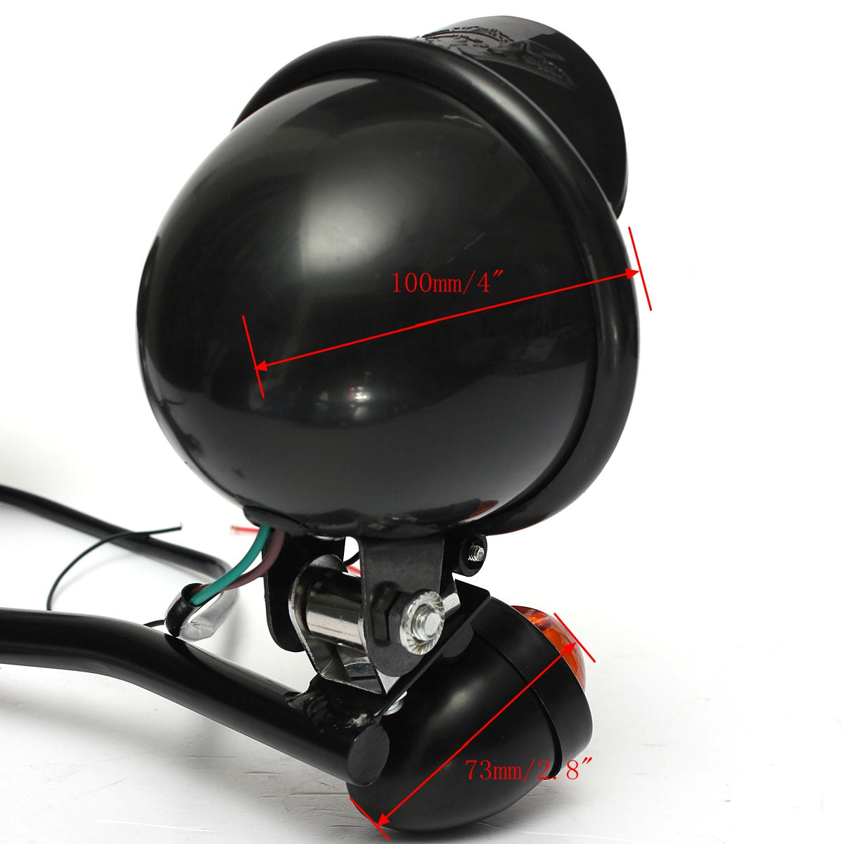 Motorcycle Spot Lightt Bar Set With Two Turn Signals For Harley Custom