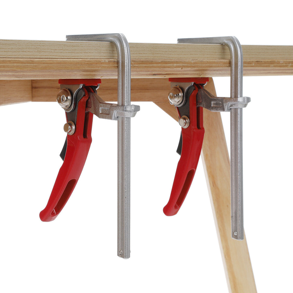 2/4PCS Alloy Steel Quick Ratchet Track Saw Guide Rail Clamps for MFT Table & Most Brands - 220kg Clamping Force