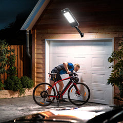 60LED/120COB Solar Lamp Motion Sensor IP65 Wall Light  Outdoor Remote Control
