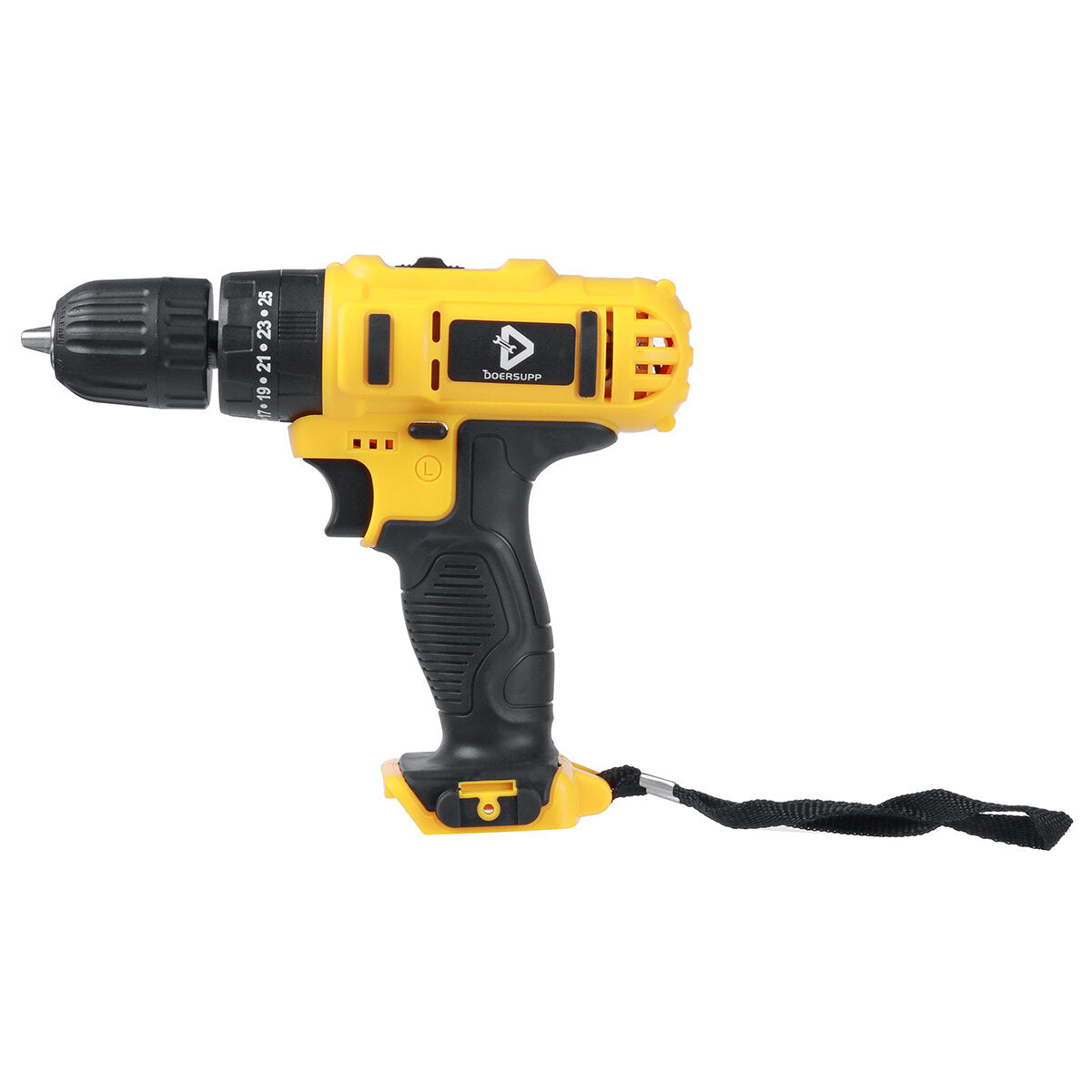 48VF Impact Drill Cordless Screwdriver Drill 25+3 Torque 2 Speed Drilling Battery Indicator Tool