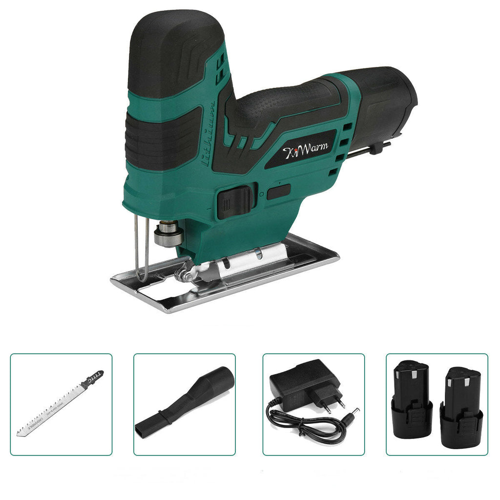 12V Portable Electric Saw Pruning Jig Saw Rechargeable Woodworking Power Tools Wood Cutter