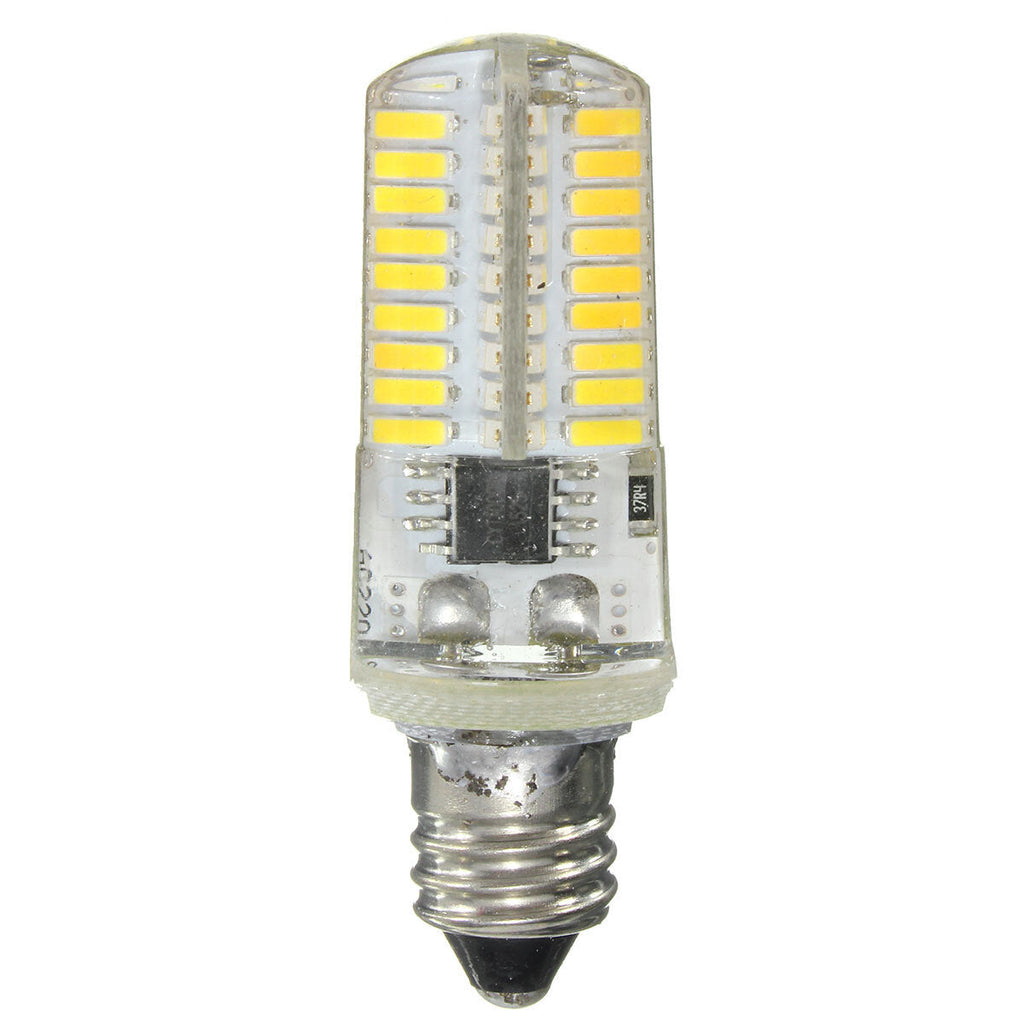 Dimmable E17 E11 E12 BA15D G4 G8 G9 3W 72 SMD 4014 LED Warm White White Corn Bulb Light AC220V