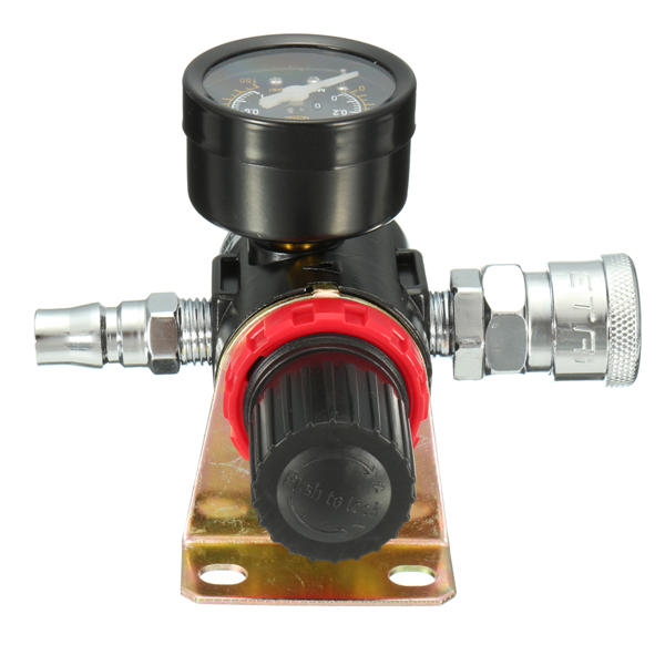 1/4 inch Air Compressor Regulator Pressure Gauge Moisture Filter Device