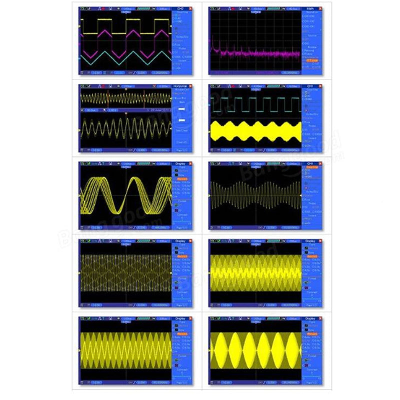 USB Digital Storage Oscilloscope 2Channels 100MHz 1GSa/s