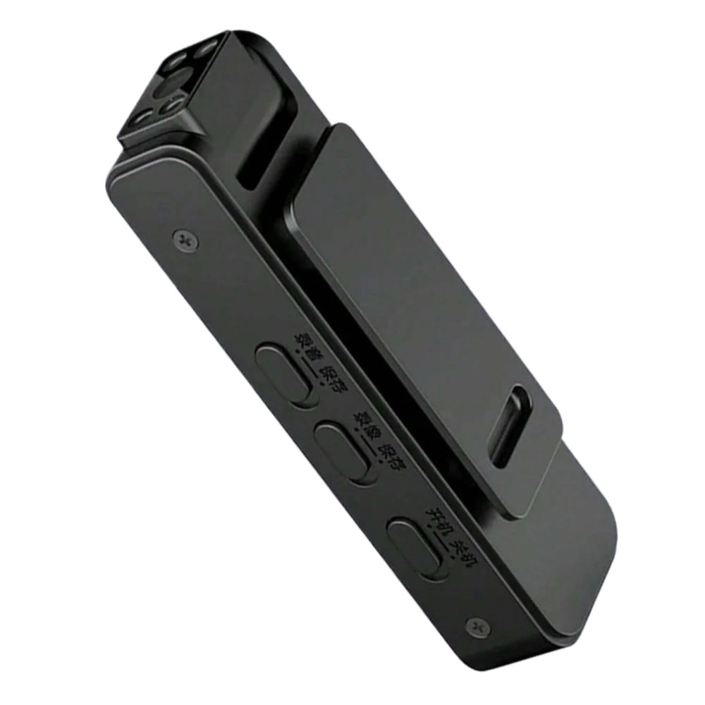 Black 1.3MP USB Action Camera, 1080P Video, 24P Frame Rate, ≤2" Display, Rechargeable, ABS Material