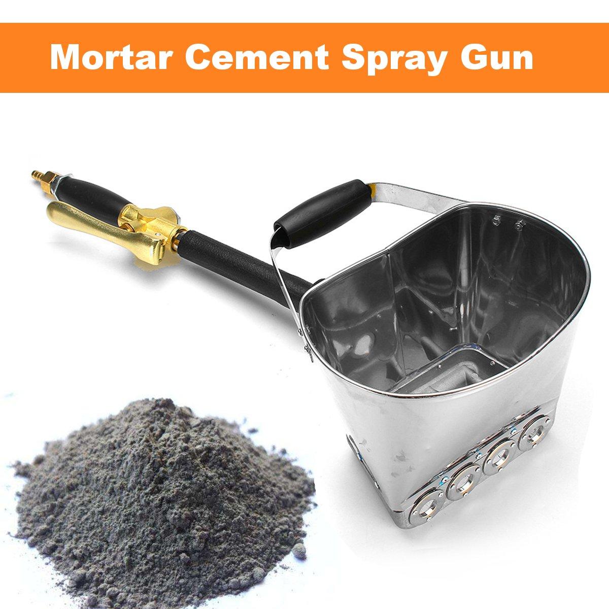 Mortar Cement Spray Guns With Bucket Wall Sprayer Plaster Sprayer Cement Spray