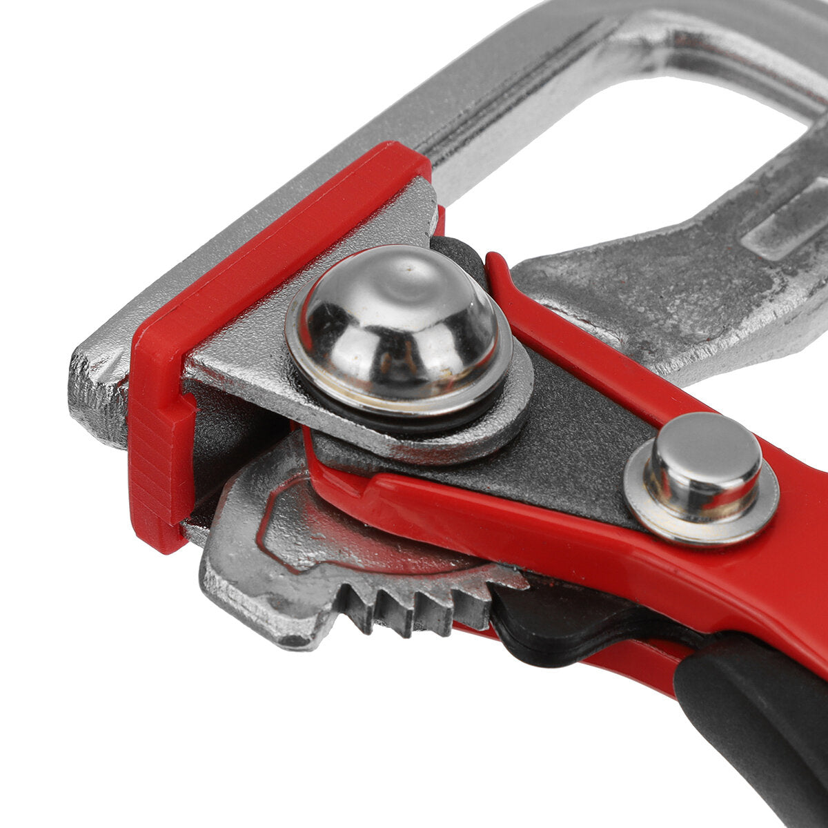 Quick Ratchet Track Saw Guide Rail Clamp for MFT Table - Fits Most Brands, 220kg Clamping Force, Durable Design