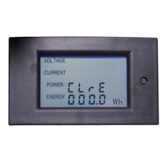 Voltmeter Ammeter 100V 50A Power Meter Electric Energy Meter Voltage Alarm with Shunt LCD Display Screen Circuit Monitor