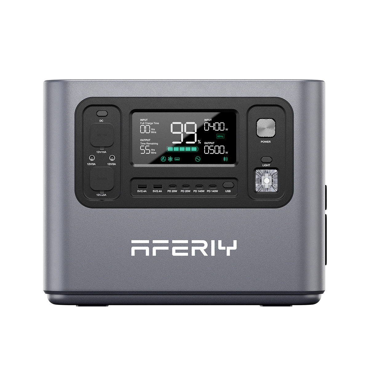 2800W 2048Wh LiFePO4 Portable Power Station, Optional Expansion Battery, 1200W Solar Input, App Control & UPS Backup