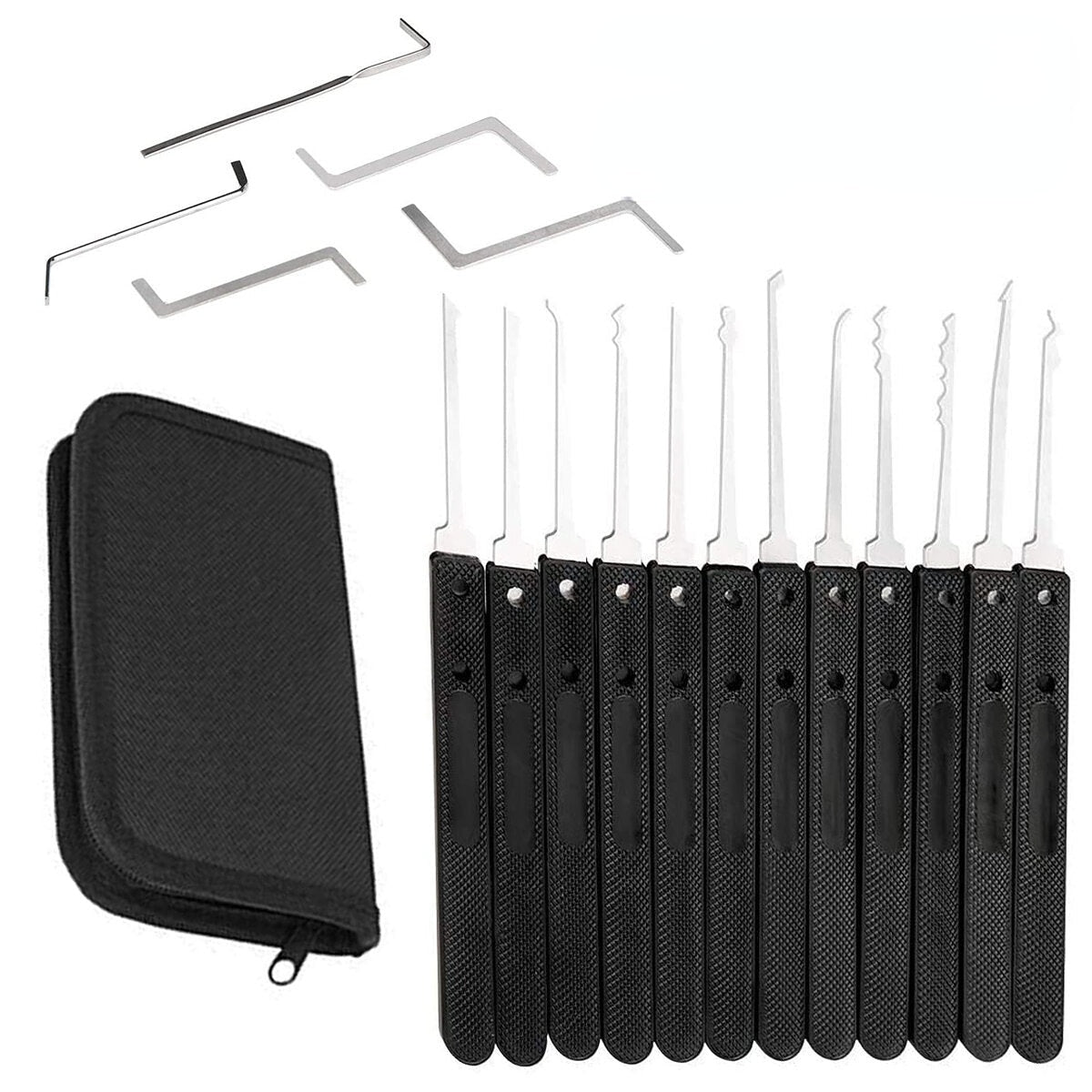 Padlock Pick Set For Locksmith Training 38/24/17/15/11/5pcs Lock Pick Practice Tools Hooks Set