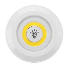 1/3PCS Under Cabinet Lights Closet Kitchen Counter COB Puck Light+Remote Control
