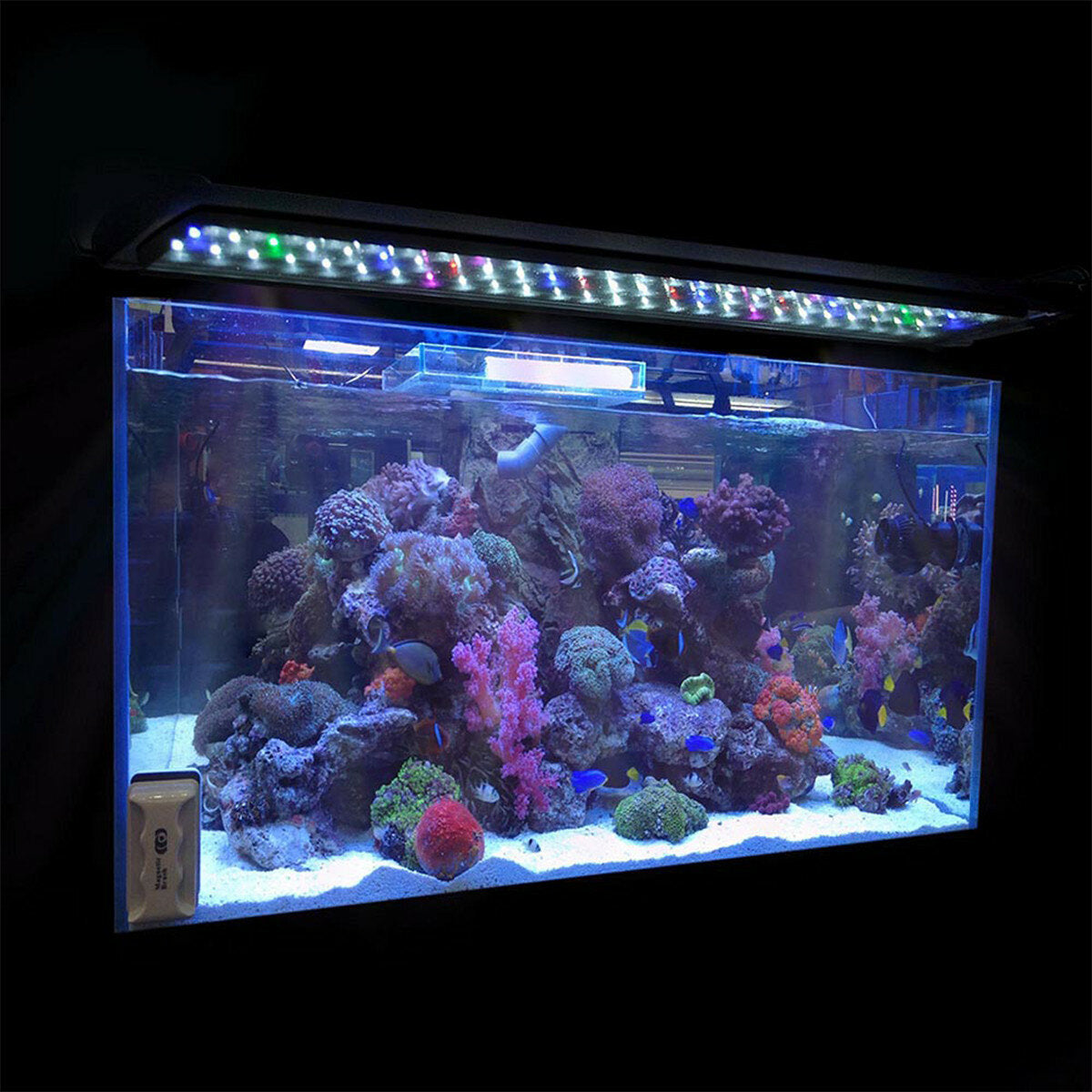 12V 25W 129 LEDs Aquarium Light 30-90cm Lighting Full Spectrum Fish Plant Tank Bar LED Lamp Pet Supplies