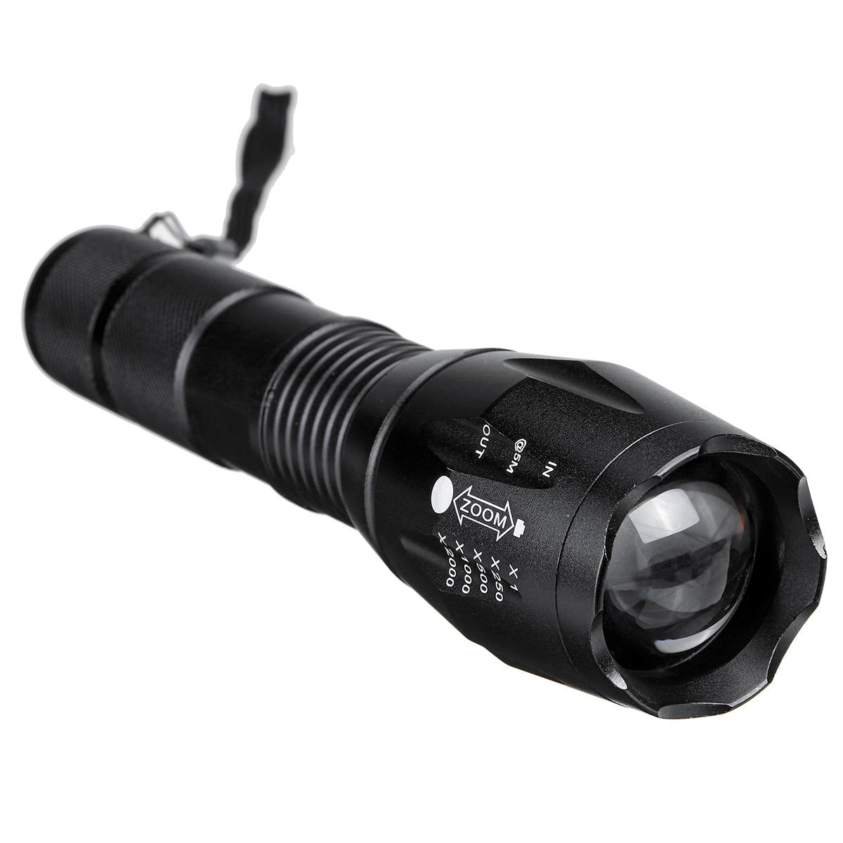 10W LED Flashlight Rechargeable 5 Modes Tactical Torch Light 18650 Battery US/EU/UK Plug