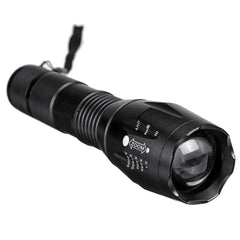 10W LED Flashlight Rechargeable 5 Modes Tactical Torch Light 18650 Battery US/EU/UK Plug