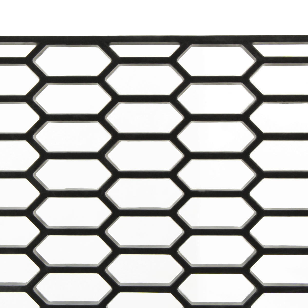 Universal Black ABS Racing Honeycomb / Hex Mesh Grill Spoiler Bumper Hood Vent 120cm