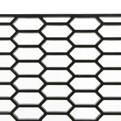 Universal Black ABS Racing Honeycomb / Hex Mesh Grill Spoiler Bumper Hood Vent 120cm