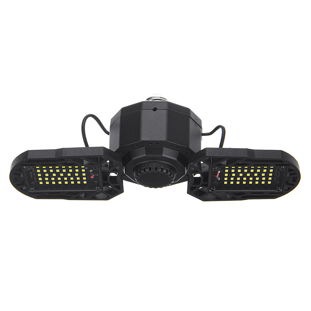 E27 B22 60W AC85-265V SMD2835 6000LM 144LED Deformable Garage Light Bulb Shop Lamp for Parking Lot