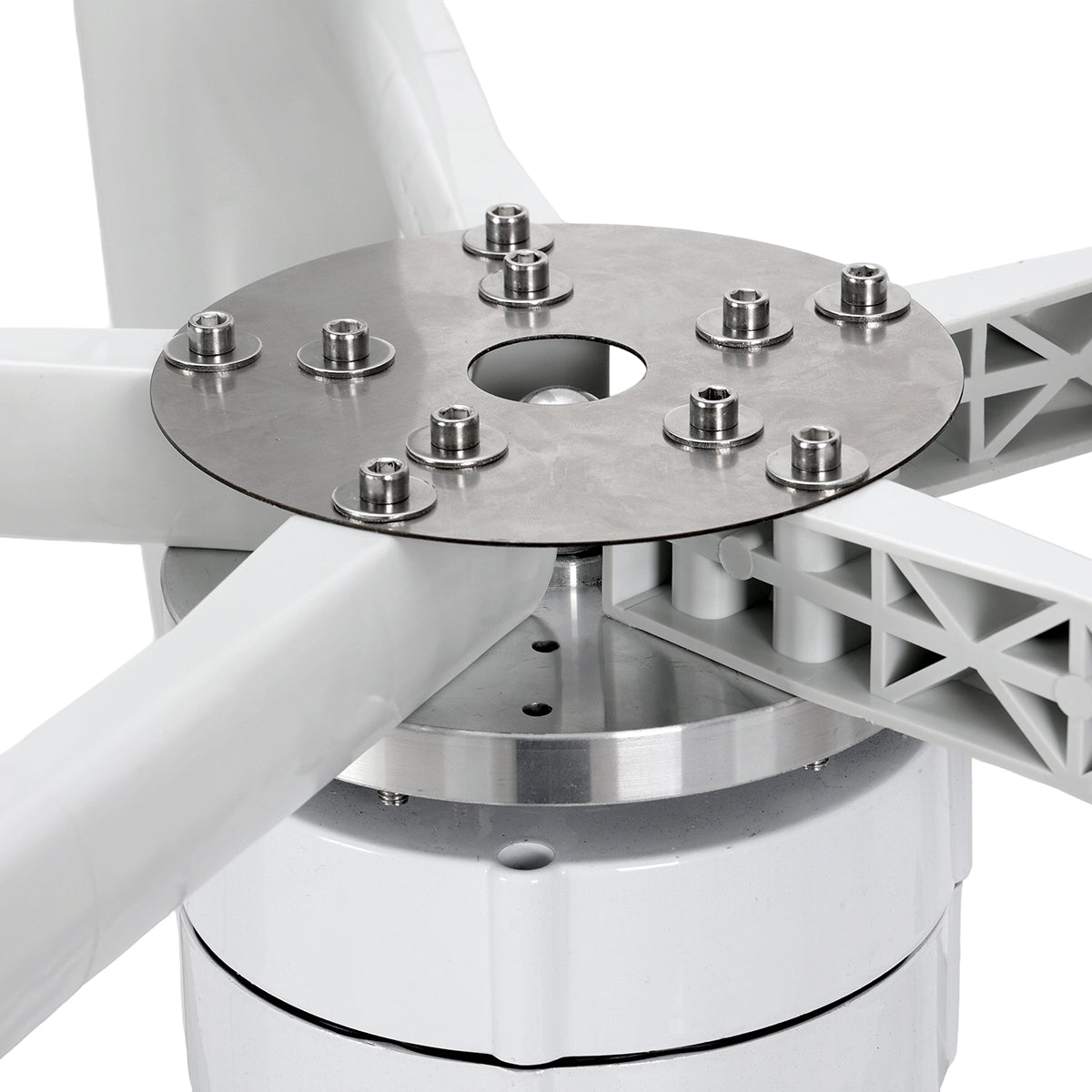5 Blades Wind Turbine Generator 12V 24V 300W Permanent Magnet with Charge Controller High Energy Utilization Reliable Operation
