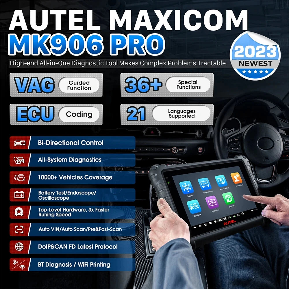 Car Diagnostic Tools OBD2 Automotive Scanner Advanced ECU Coding Tool