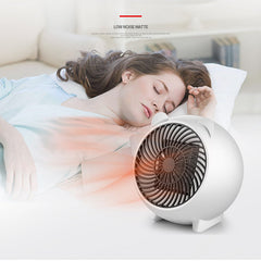 500W Mini Personal Space Heater - PTC Ceramic Electric Heater for Home & Office
