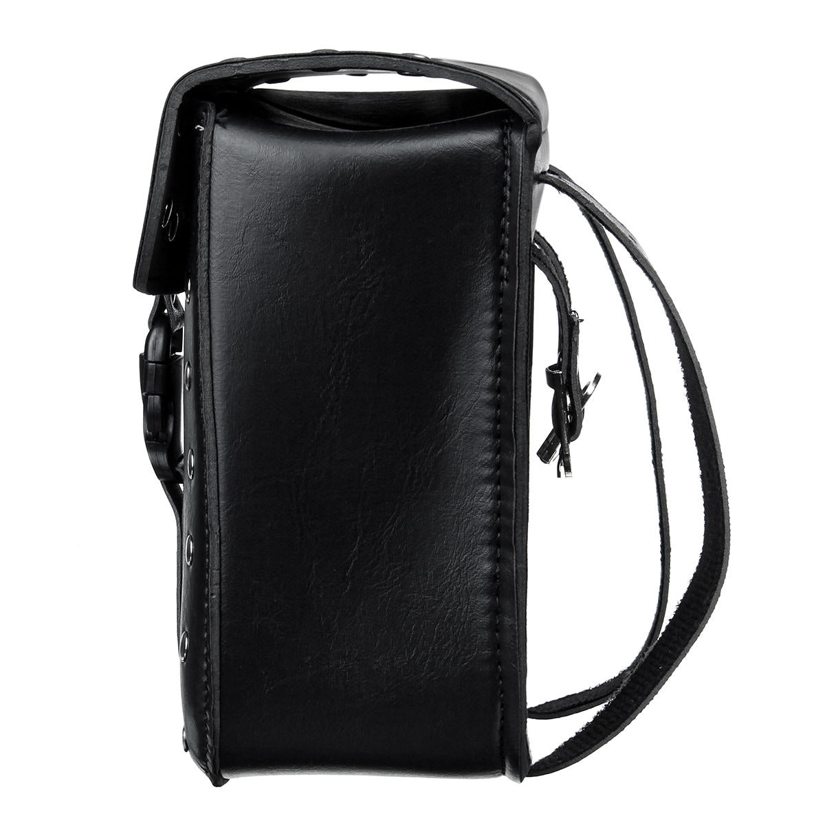 Universal Motorcycle Front Rear Fork Tool Pouch Side Bag Saddlebag PU Leather