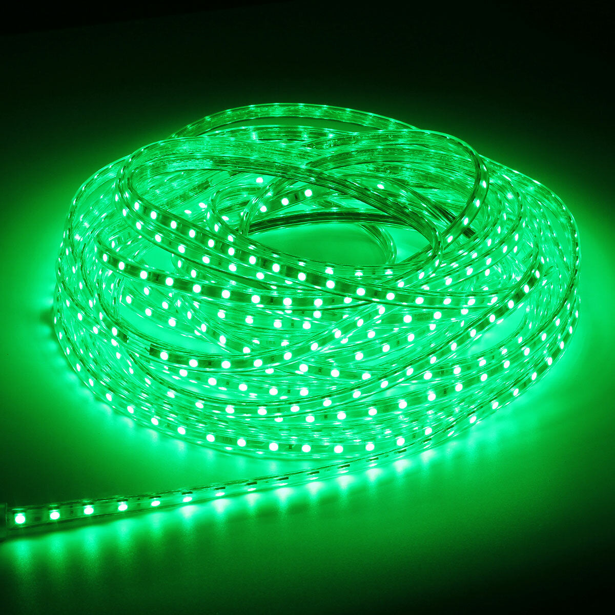 1M Flexible Waterproof 60 LED SMD5050 Strip Light Set with Switch and DC12V Power Adapter