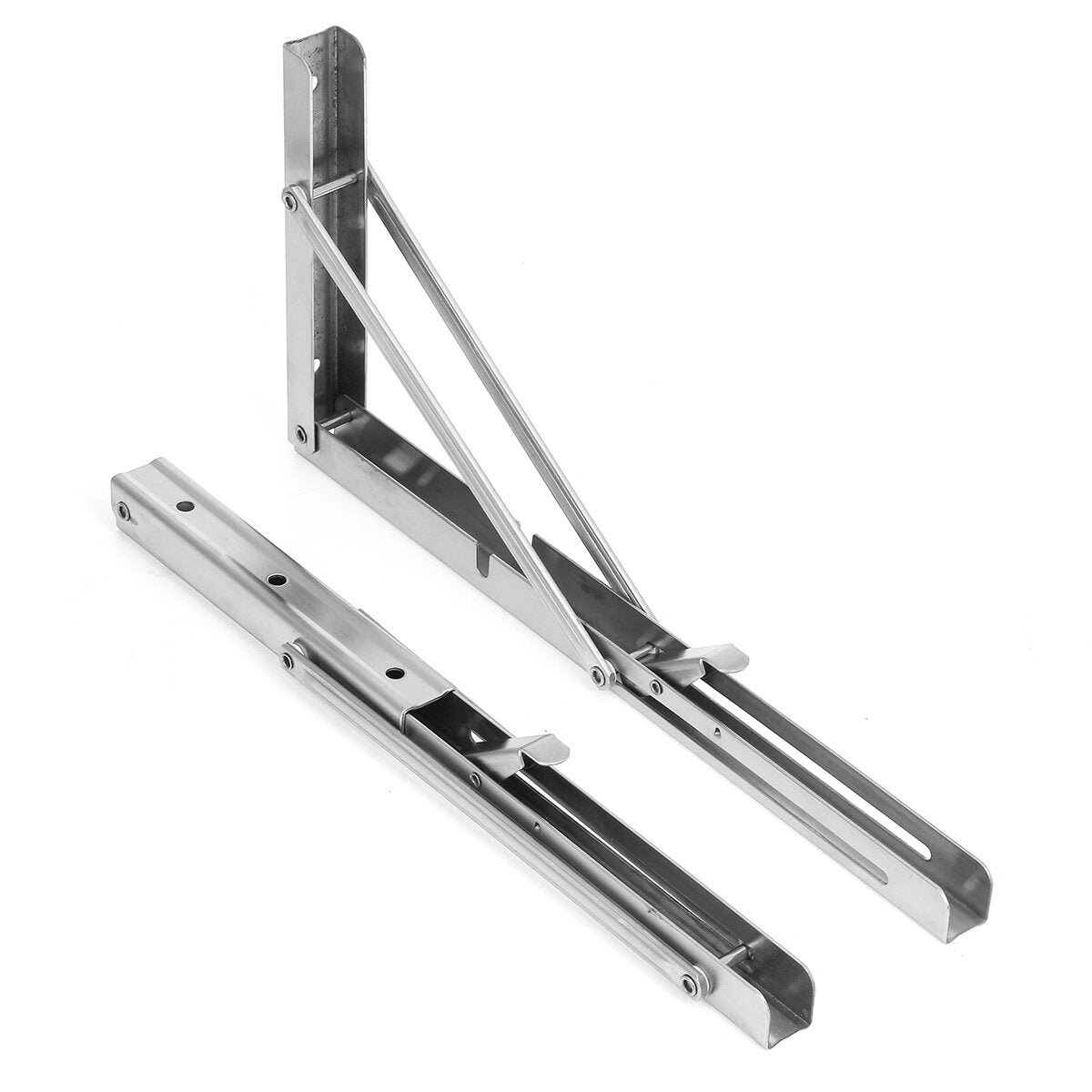 2Pcs Folding Table Bracket Wall Shelf Bench Support Stand Rack Holder Heavy Duty