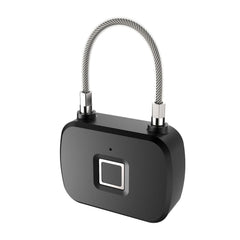 Fingerprint Security Keyless Lock Plastic Three Color Light Wire Rope Lock 3M 10 Sets of Fingerprint lock Induction